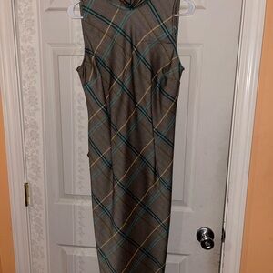 NYC Plaid Sleeveless Dress